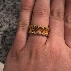 Pandora honeycomb shine ring